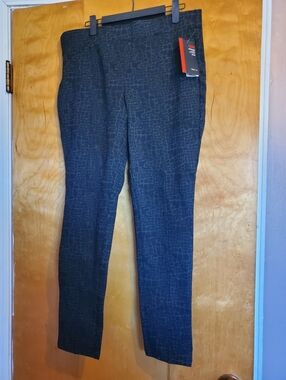 Style & Co Black Ponte Pull On Pants Large NWT